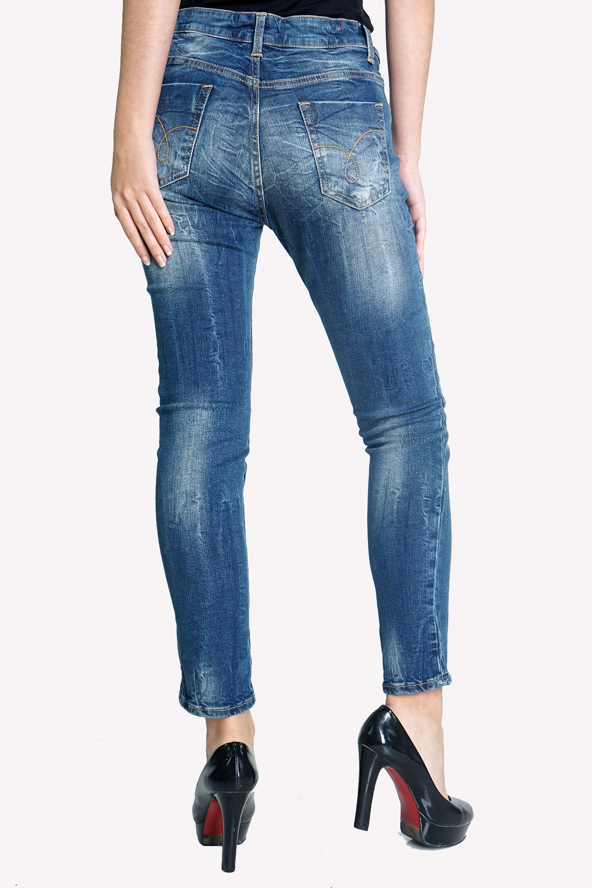 Jeans Skinny 71 Series Med Light Raw Handmade
