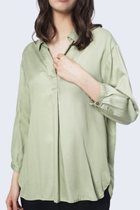 Kemeja Lengan Panjang Jytte Light Green