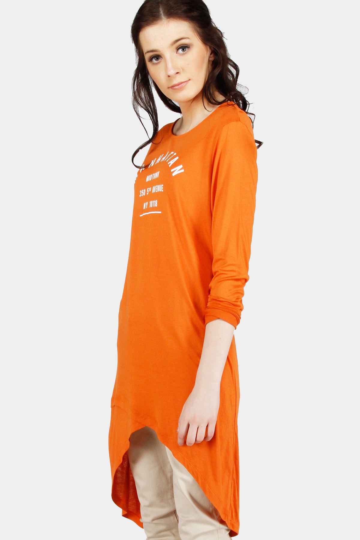 T-Shirt Lengan Panjang Milly Orange