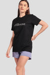 T-Shirt Lengan Pendek Amaia Black