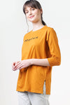 T-Shirt Lengan Panjang Dilara Dark Mustard