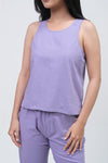Blouse Tanpa Lengan Sevilla Purple
