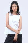 Blouse basic Tanpa Lengan Grachilla Offwhite