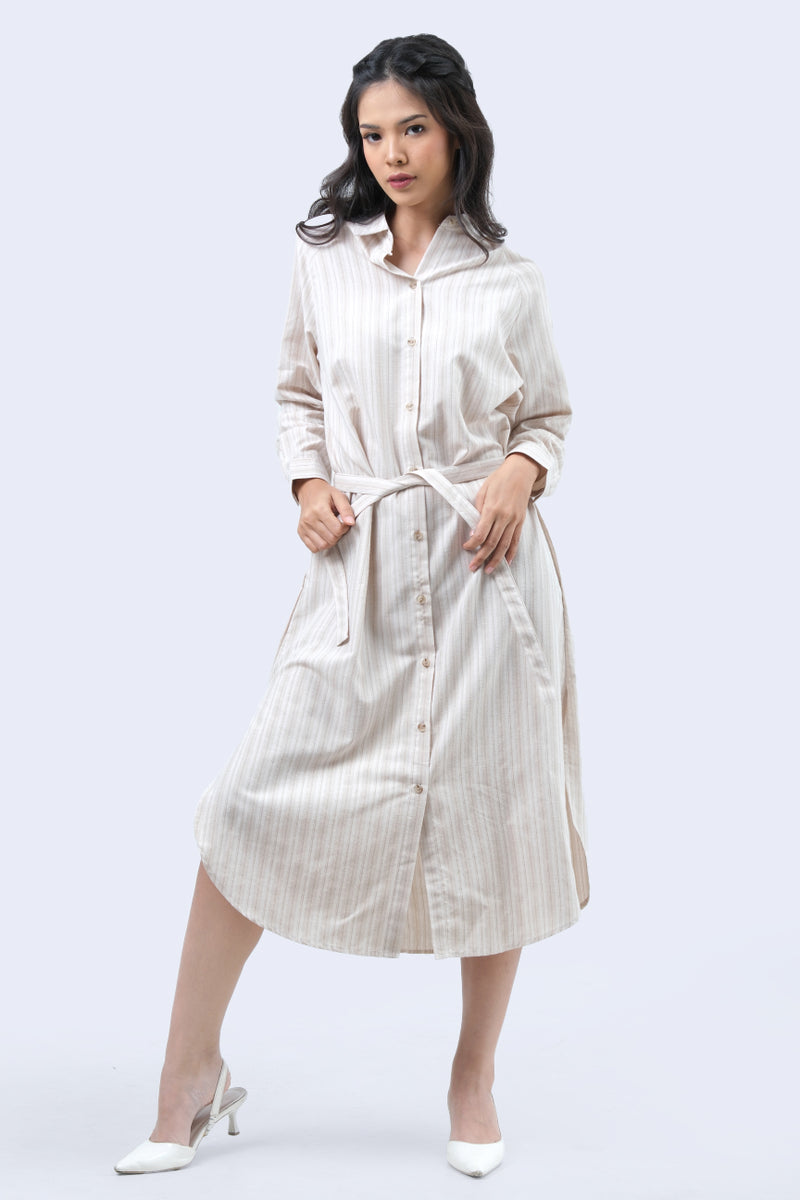 Dress Isadora Khaki Cream