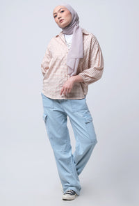 Jeans Cargo Misha Light Blue Cargo