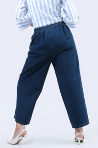 Celana Panjang Denim Caroline Dark Blue