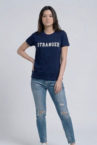 T-Shirt Lengan Pendek Cato Navy