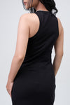 Dress Tanpa Lengan Veina Black Online