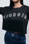 Sweater Ash Black Crop