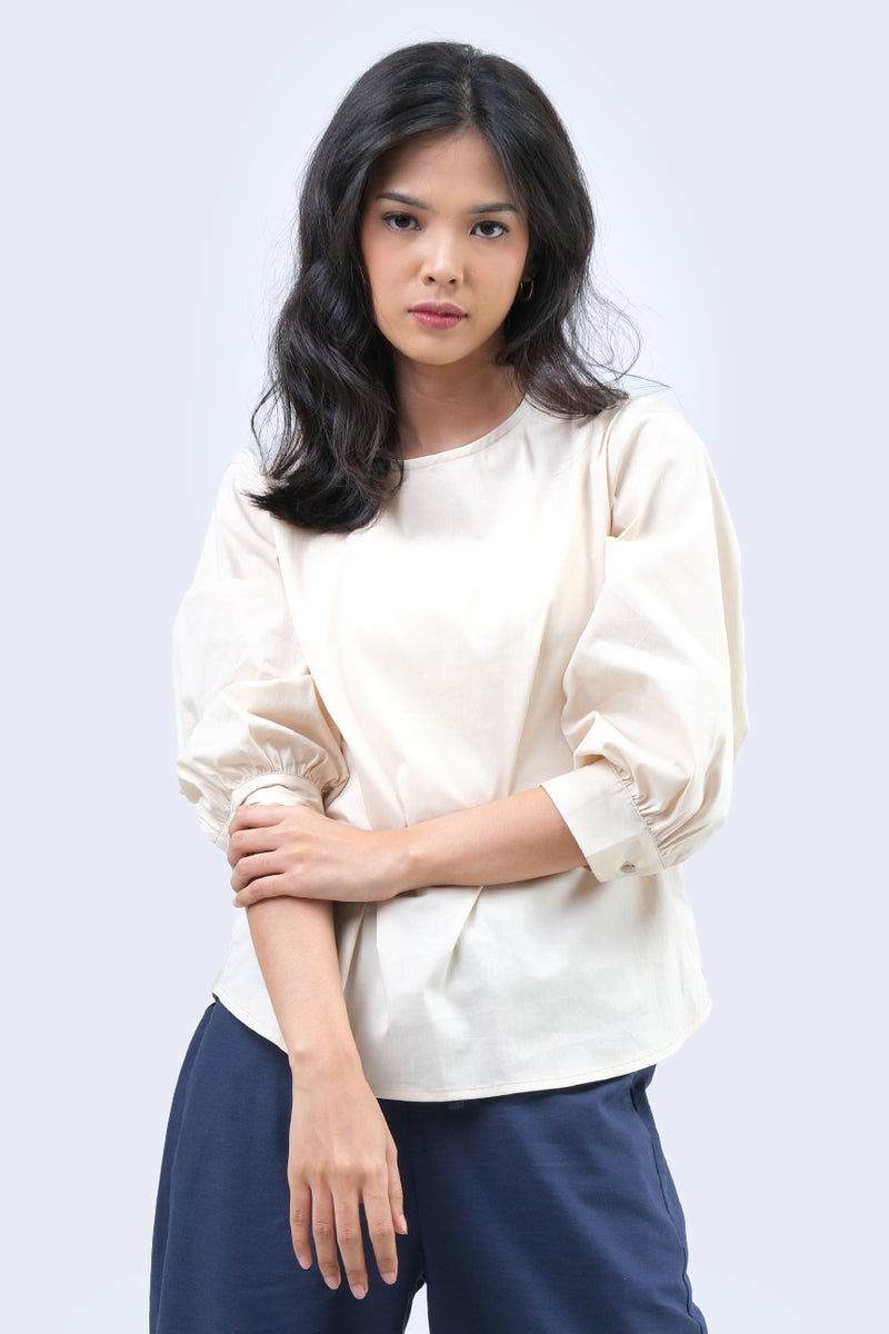 Blouse Lou Beige Cream