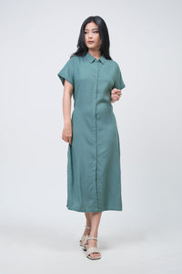 Dress Lengan Pendek Mikasa Green Online