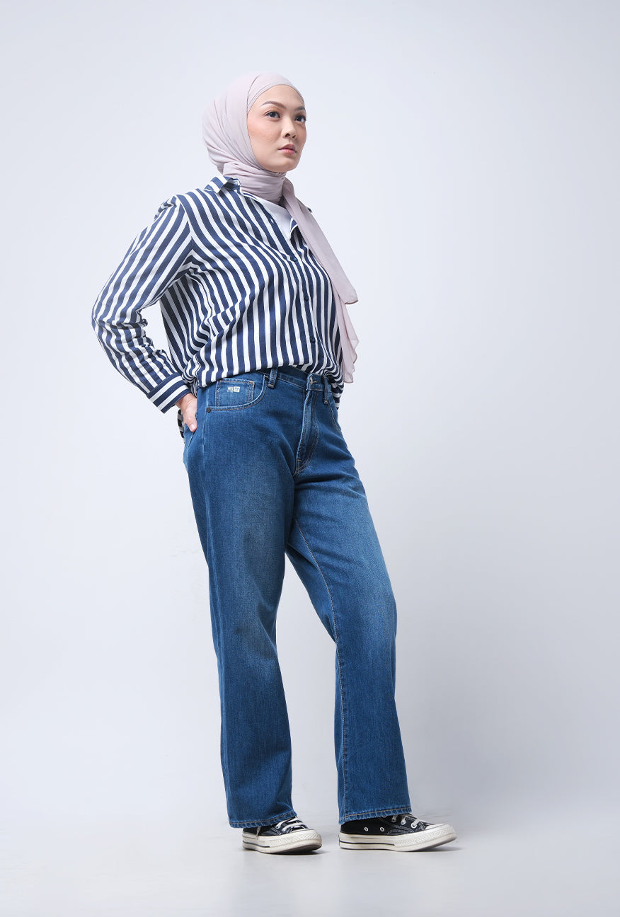 Jeans Straight Cut I3 Series Medium Blue