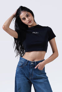Baby Tee Ruthie Black Exclusive Online
