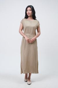 Dress Tanpa Lengan Barenca Khaki Online