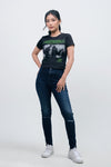 T-Shirt Lengan Pendek Cadence Black