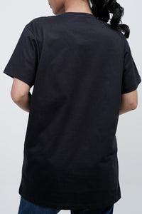 T-Shirt Lengan Pendek Maella Black