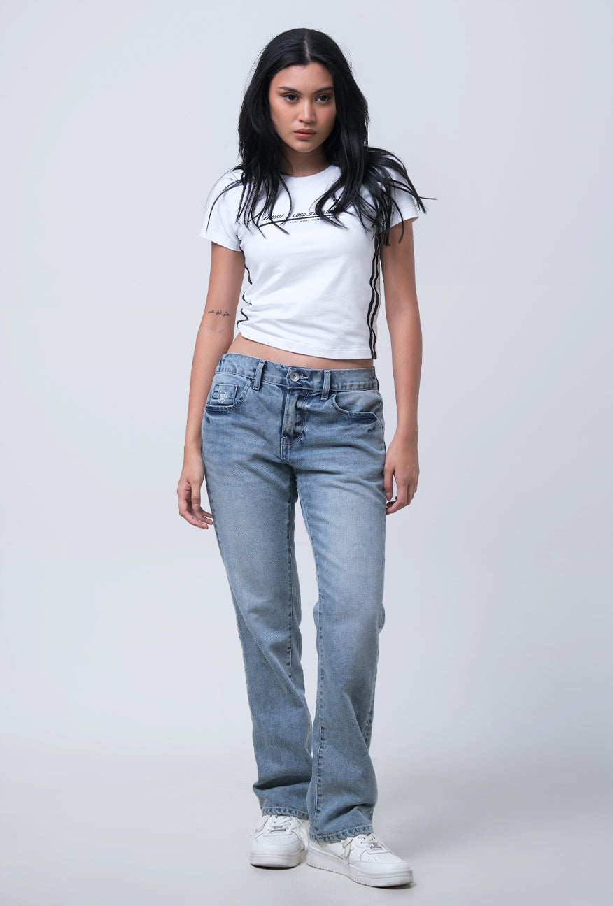 Jeans Straight Cut J4 Light Blue