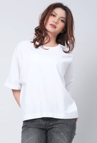 Kemeja Lengan Pendek Florence Offwhite