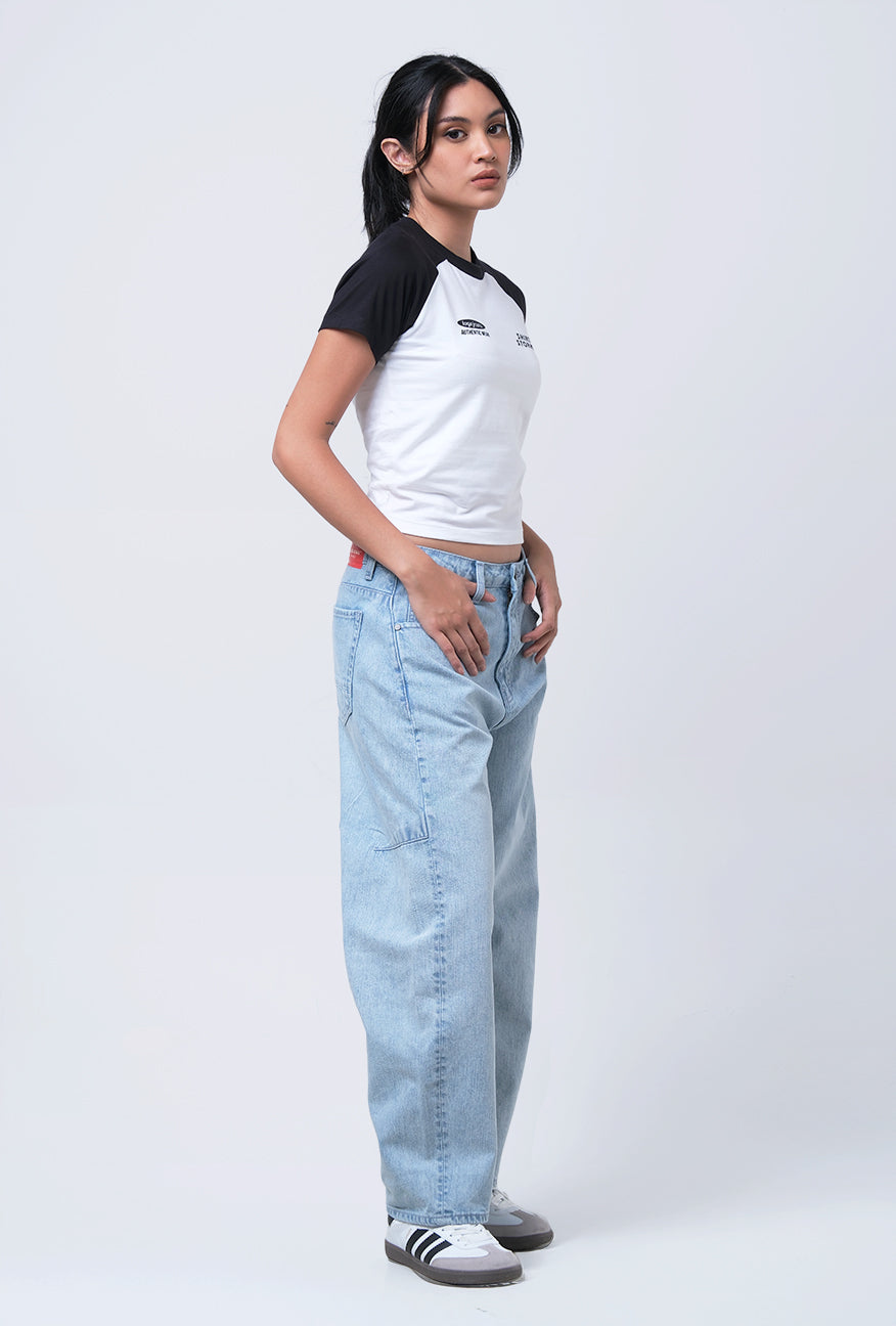 Baby Tee Quila Offwhite Black