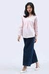 Blouse Lengan Panjang Mathilda Pink