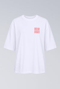 T-Shirt Lengan Pendek Maurine White