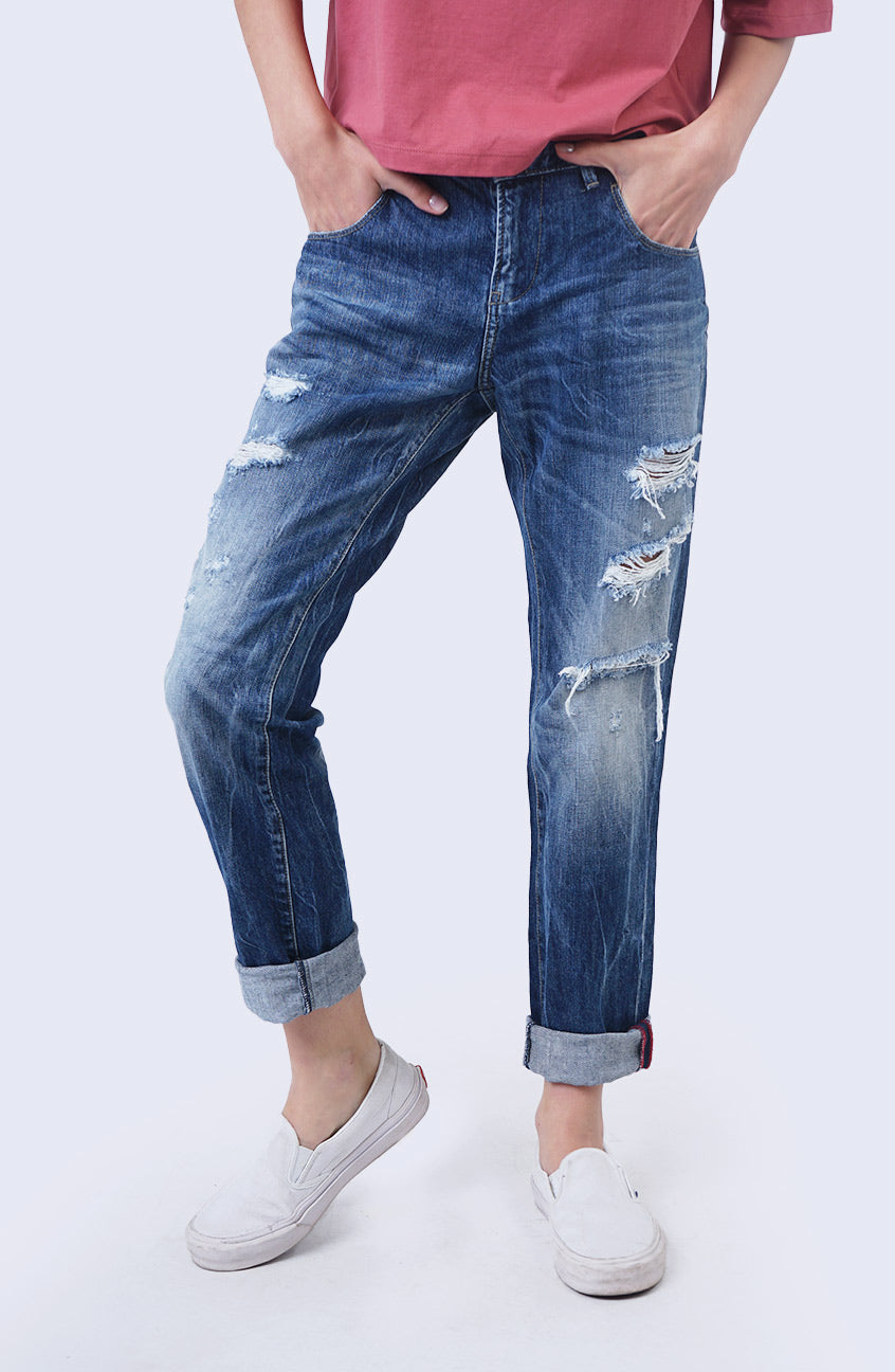 Jeans Boyfriend 75 Series Light Blue