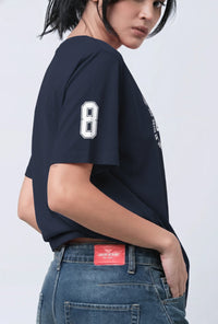 T-Shirt Lengan Pendek Regular Fridia Navy