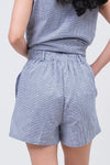 Celana Pendek Celsie Blue White Online