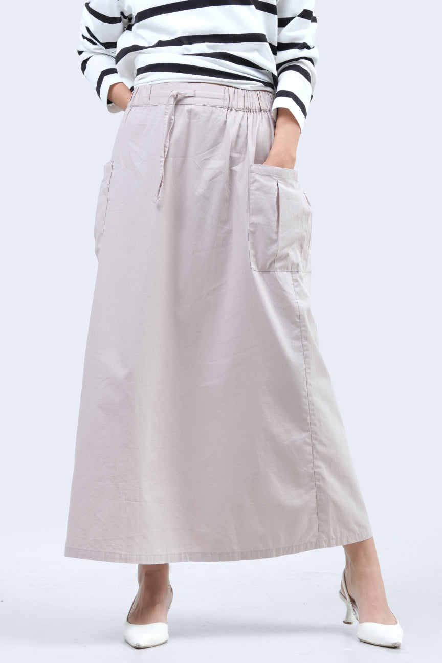 Rok Panjang Leanura Cream