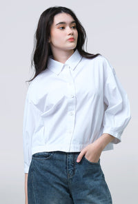 Kemeja Gemma White Exclusive Online
