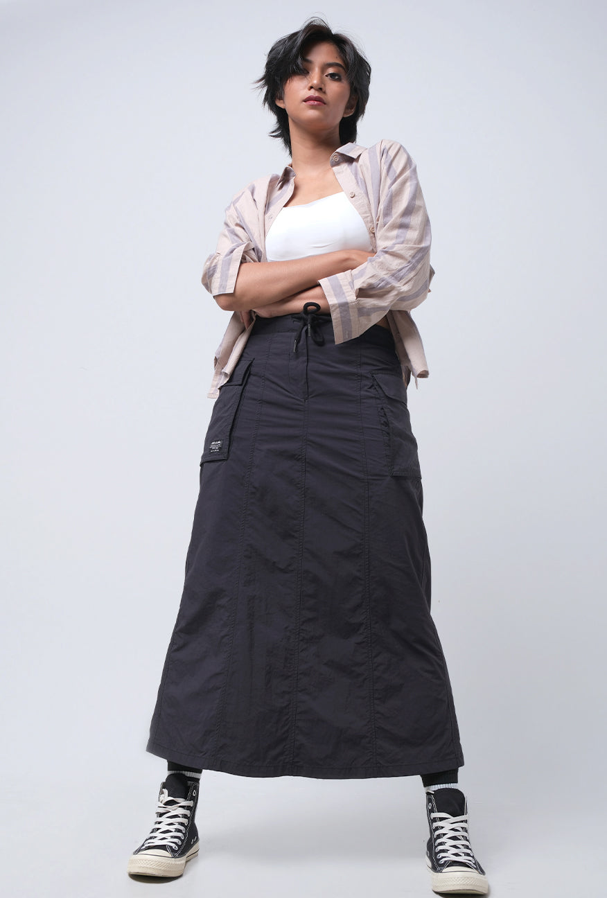 Rok Panjang Zora Black