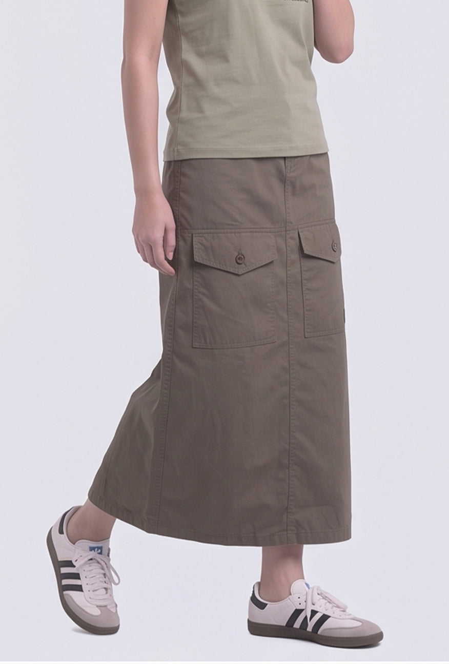 Rok Panjang Xavlera Olive