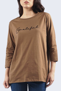 Kaos Lengan Panjang Anna Brown