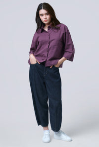 Kemeja Loginza Burgundy Exclusive Online