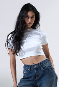 Baby Tee Ruthie White Exclusive Online