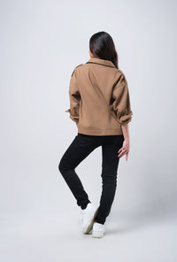 Jaket Maya Brown