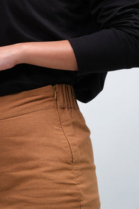 Rok Pendek Luna Medium Brown Online