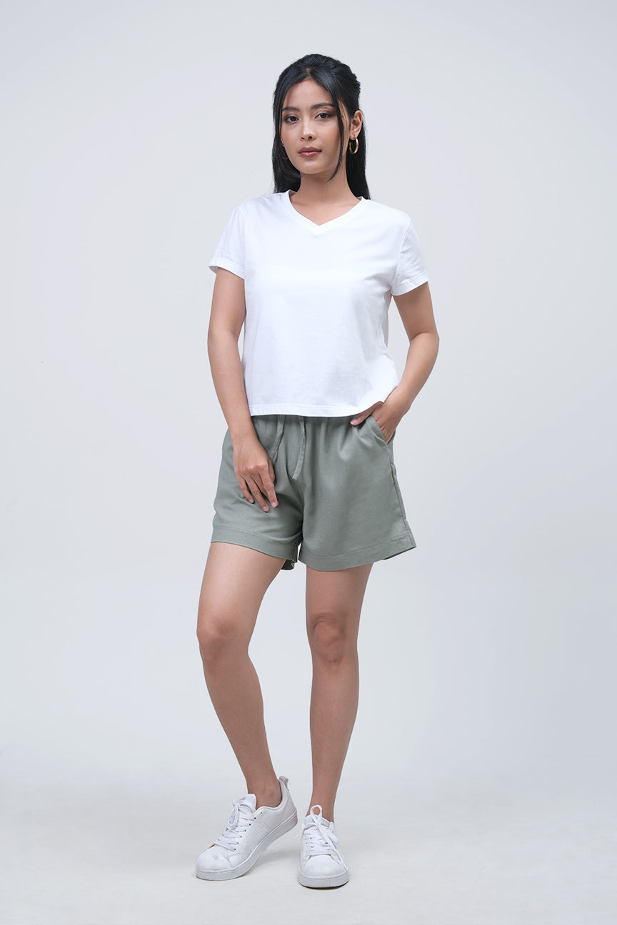 T-Shirt Lengen Pendek Sila Offwhite
