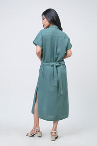 Dress Lengan Pendek Mikasa Green Online