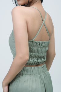 Tanktop Swanhilda Dusty Green