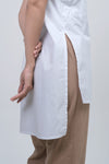 Kemeja Tanpa Lengan Volna Offwhite