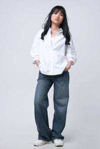 Kemeja Davisca White
