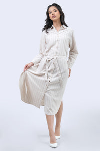 Dress Isadora Khaki Cream