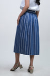 Rok Pendek Allura Navy White Online