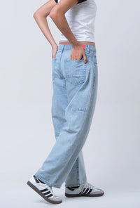 Jeans Barrel Sora Light Blue