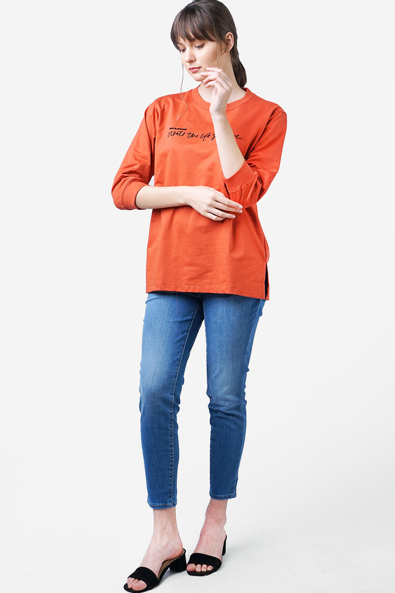 Sweater Rexa Orange