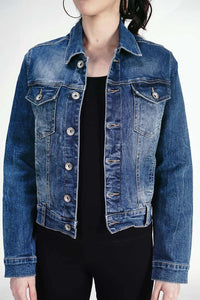 Jaket Jeans Logo Denim Medium Blue 2