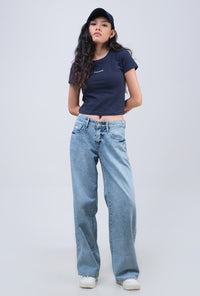 Baby Tee Vay Navy