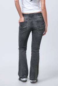 Jeans Bootcut J6 Series Grey With Handmade