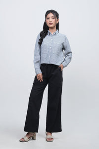 Kemeja Lengan Panjang Angeliqua White